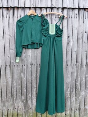 slim fit dress slacks Art Deco / Designer Maxi Dress Boho Luxury Resort Wear Silk Dress Arti –  Ivana Ruzzo main image 0